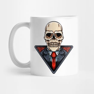 Skull In Business Suit Mug